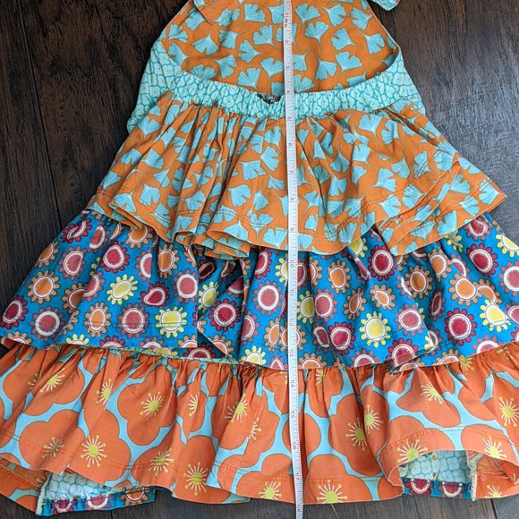 Jelly the Pug Pirate Ship Ruffle Halter Dress Size 2T - Picture 7 of 10